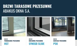 Poznaj różne rodzaje okna przesuwne: HST, Synego Slide i PSK. Idealne do Twojego tarasu.