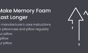 Tips to make memory foam pillows last longer: follow care instructions, wash, rotate, fluff, and air out. This helps extend their lifespan.