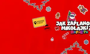 Święty Mikołaj i świąteczne ozdoby zapraszają na mikołajki atrakcje dla dzieci w Łodzi.