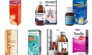 Syropy na kaszel: Supremin, Sinecod, Atussan, Theraflu, Natussic, Maxipulmon, Toselix. Szukasz atoris zamienniki?