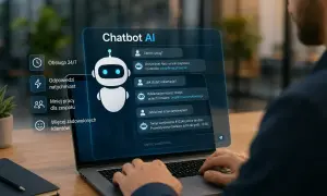 Chatbot AI odpowiada na pytania o cennik, reklamacje i zamówienia, zapewniając obsługę 24/7.