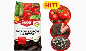 Gotowe podłoże Target do pomidorów i warzyw. Idealna ziemia do pomidorów, zapewniająca im zdrowy wzrost.