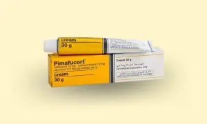 Pimafucort maść 30g, krem z antybiotykiem i kortykosteroidem. Stosowany w leczeniu stanów zapalnych skóry.