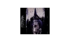 Okładka albumu "The Turn, Loose, The Swans" z mrocznym, abstrakcyjnym obrazem i napisem "MY DYING BRIDE".