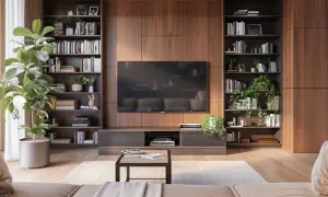 Regał na telewizor i książki: Jak wybrać funkcjonalny regał z miejscem na TV?