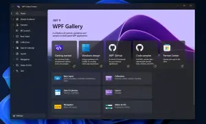 WPF Gallery Preview, prezentująca nowoczesny wpf ui. Znajdziesz tu przykłady, wskazówki i narzędzia do tworzenia aplikacji.