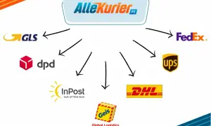 Jak najszybciej wysłać paczkę? AlleKurier PL oferuje usługi GLS, DPD, InPost, Geis, DHL, UPS i FedEx.