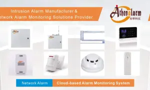 Système d'alarme réseau et de surveillance cloud. Notice hikvision en français : panneaux, détecteurs de mouvement, clavier et détecteur de fumée.