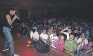 Koncert Lady Pank, tłum skanduje "Zamki na piasku".