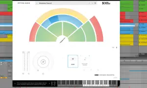 Spitfire Audio's BBC Symphony Orchestra VST plugin interface, showing woodwinds and a virtual keyboard.