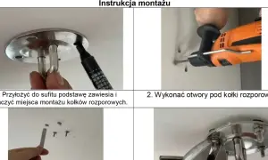 Instrukcja montażu: jak zamontować huśtawkę do sufitu. Krok 1: zaznacz miejsca. Krok 2: wywierć otwory.