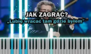 Nuty do lubię wracać tam gdzie byłem – graj na fortepianie i gitarze