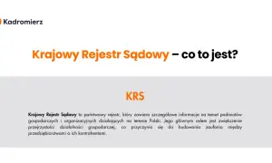 Kto ma KRS? Sprawdź, jakie podmioty muszą być zarejestrowane