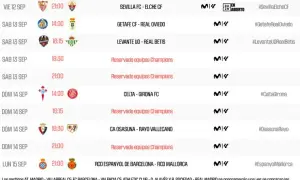 Fútbol hoy: horarios, partidos y canales confirmados