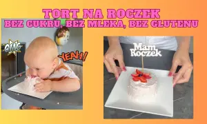 Tort na roczek: Jak upiec zdrowy tort bez cukru i alergenów?