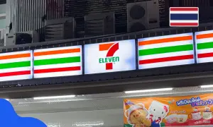 Siedem-Eleven w Tajlandii. Sprawdź ceny i promocje na słodkie gadżety z Hello Kitty.