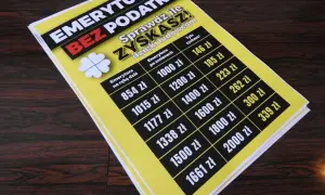 Tabela porównująca nowe emerytury bez podatku. Sprawdź, ile zyskasz dzięki zmianom!