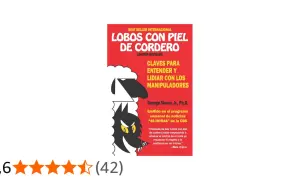 Portada del libro "Lobos con piel de cordero", que muestra un lobo disfrazado de oveja. Claves para entender y lidiar con manipuladores.