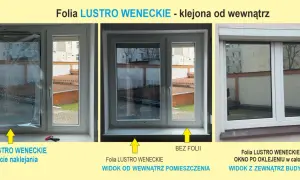 Folia lustro weneckie wewnętrzna czy zewnętrzna - co wybrać?