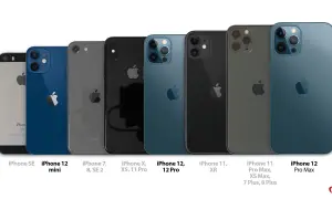 Porównanie iPhone'ów od SE do 12 Pro Max. Zobacz, jak iPhone 12 wymiary różnią się od starszych modeli.