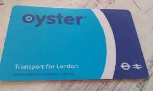 Karta Oyster, bilet 3 dniowy na metro londyn. Transport for London.