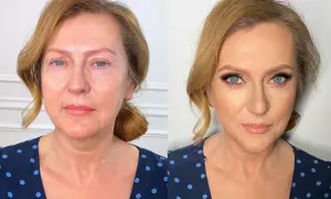 Przed i po: metamorfoza makijażu po 50. Krok po kroku, jak odświeżyć wygląd i podkreślić naturalne piękno.