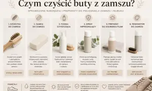 Szczotka, gumka, pianka, spray i preparaty – oto jak skutecznie wyczyścić zamszowe buty, by odzyskały dawny blask.