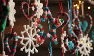 Ludowe ozdoby choinkowe DIY: Stwórz magię świąt krok po kroku