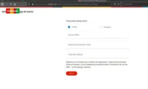 Aktywacja dostępu do mBanku: podaj dane, numer PESEL, nazwisko panieńskie matki i identyfikator. Otrzymasz hasła mailem i SMS-em.