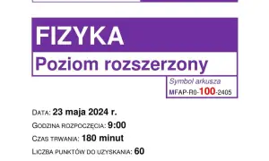 Ile trwa matura z fizyki? Sprawdź, co musisz wiedzieć o czasie egzaminu