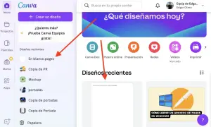 Diseño reciente en Canva: "Cómo abrir un archivo de Pages en Windows".