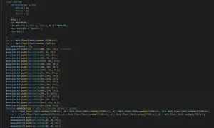 Code JavaScript pour supprimer un élément d'un tableau de cercles. La fonction `addobject` ajoute de nouveaux cercles.