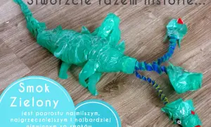 Smok z butelek PET: Przemień plastik w dzieło sztuki! Poradnik DIY