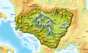 Gdzie leży Albania mapa? Odkryj jej położenie i sąsiadów