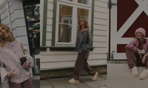 Kobieta w luźnych ubraniach, pokazująca, że **streetwear co to** wygoda i styl.