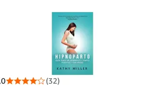 Mujer embarazada sonríe, sosteniendo su vientre. Portada del libro "Hipnoparto: Guía para un embarazo y parto positivo y sin miedo", que enseña a dar a luz con confianza.