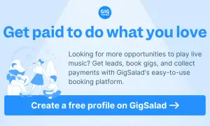 Learn how to get gigs as a solo musician with GigSalad's booking platform. Get paid to play live music and create a free profile.