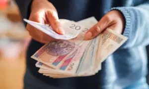 Dłonie liczą polskie banknoty. Od kiedy 800 plus, pieniądze w portfelu nabrały nowego znaczenia.
