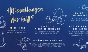Tipps gegen hitzewallungen ohne wechseljahre: Sport, richtige Kleidung, Wechselduschen, gesunde Ernährung & Naturheilkunde.
