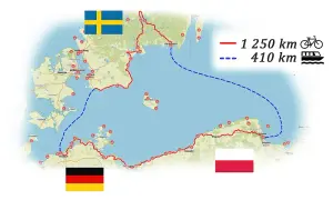Ile km przez Bałtyk do Szwecji? Sprawdź najkrótsze trasy i odległości