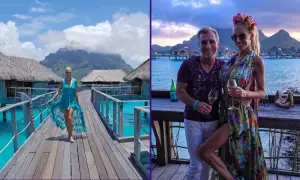 Aneta Glam z partnerem cieszą się rajskimi wakacjami na Bora Bora.