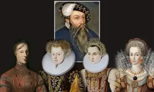 Gustav Vasa, omgiven av sina drottningar. Hans död är en del av Sveriges historia.