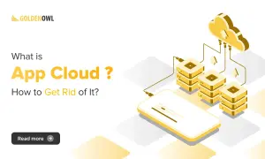 Co to jest App Cloud? Grafika przedstawia serwery połączone z chmurą, sugerując rozwiązanie problemu.