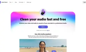 Adobe Podcast offers a free noise reduction plugin to clean your audio fast. Enhance your recordings for professional studio sound.