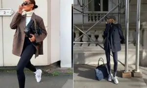 Stylizacje z czarnymi legginsami: Odkryj modne i wygodne połączenia