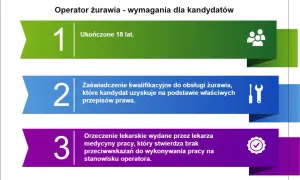 Jak operator wchodzi na żuraw? Bezpieczeństwo i procedury krok po kroku
