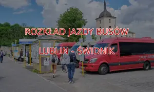 Busy z Lublina do Świdnika czekają na pasażerów. W tle Pałac Kultury i Nauki.