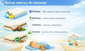 Jaki materac dla niemowlaka? Uniknij błędów, wybierz bezpiecznie!