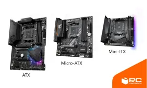 Comparativa de tamaños de placa base: ATX, Micro-ATX y Mini-ITX. Elige la ideal para tu PC.