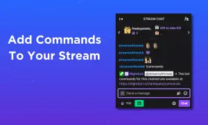 Twitch-Chat zeigt, wie man mit Nightbot eigene Twitch commands erstellen kann.